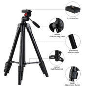 FOTOPRO τρίποδο φωτογράφισης DIGI-3400, πτυσσόμενο έως 121cm, έως 2kg, μαύρο 12 FOTOPRO τρίποδο φωτογράφισης DIGI-3400, πτυσσόμενο έως 121cm, έως 2kg, μαύρο 4