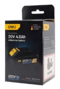 DELI μπαταρία λιθίου για εργαλεία μπαταρίας DL-DC20A4, 20V 4Ah 7 DELI μπαταρία λιθίου για εργαλεία μπαταρίας DL-DC20A4, 20V 4Ah 3