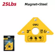DELI μαγνητική γωνία συγκόλλησης DL-HDW25 με 45°/90°/135° γωνίες, 3", 11kg 3