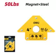 DELI μαγνητική γωνία συγκόλλησης DL-HDW50 με 45°/90°/135° γωνίες, 4", 22kg 8 DELI μαγνητική γωνία συγκόλλησης DL-HDW50 με 45°/90°/135° γωνίες, 4", 22kg 3