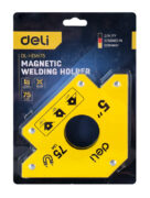 DELI μαγνητική γωνία συγκόλλησης DL-HDW75 με 45°/90°/135° γωνίες, 5", 34kg 4