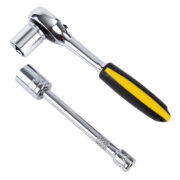 DELI σετ καστάνια με καρυδάκια DL0012T, 45 δόντια, 1/4", 150mm, 12τμχ 6