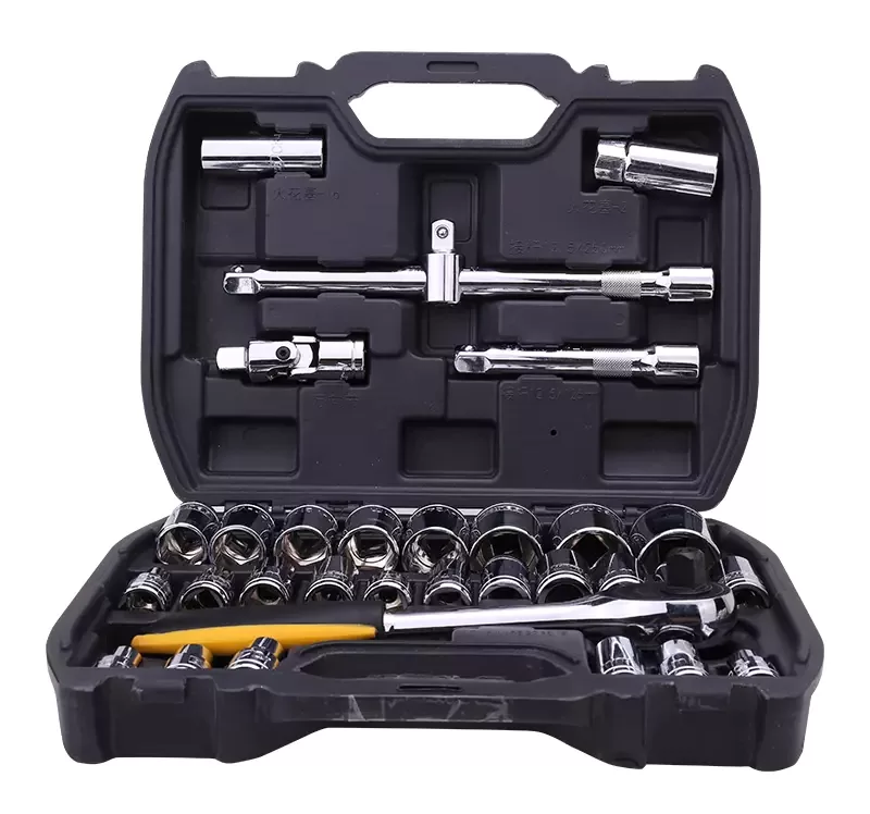 DELI σετ καστάνια με καρυδάκια DL1032, με θήκη, 1/2", Cr-V, 32τμχ 3 DELI σετ καστάνια με καρυδάκια DL1032, με θήκη, 1/2", Cr-V, 32τμχ