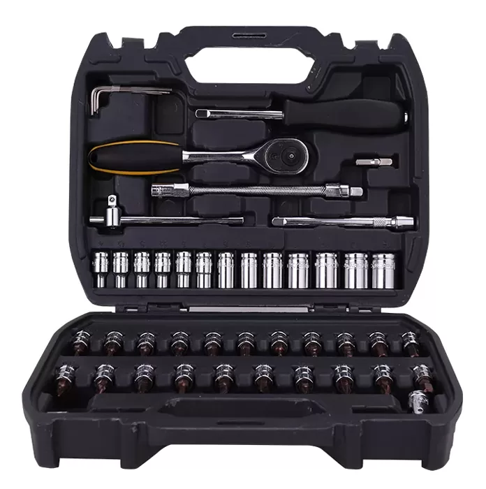 DELI σετ εργαλείων DL1046, με θήκη, 1/4", Cr-V, 46τμχ 3 DELI σετ εργαλείων DL1046, με θήκη, 1/4", Cr-V, 46τμχ