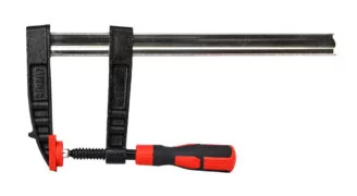 DELI σφιγκτήρας τύπου F DL110830Z με μέγιστο άνοιγμα 300mm, heavy duty, μαύρος 1