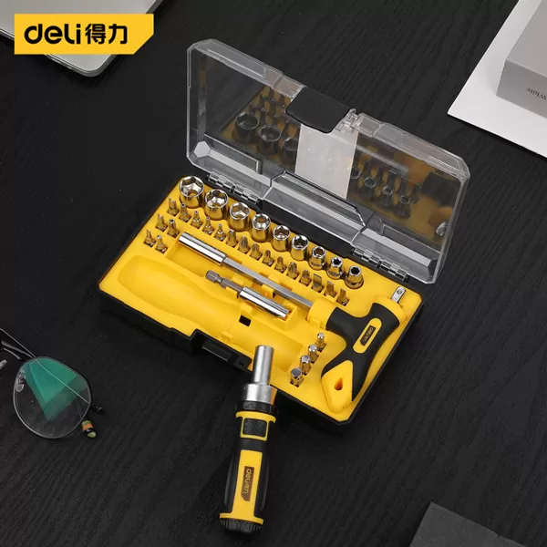 DELI σετ κατσαβίδια ακριβείας DL1129, 35τμχ 4 DELI σετ κατσαβίδια ακριβείας DL1129, 35τμχ - Image 2