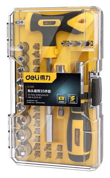 DELI σετ κατσαβίδια ακριβείας DL1129, 35τμχ 3 DELI σετ κατσαβίδια ακριβείας DL1129, 35τμχ