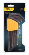 DELI σετ κλειδιά Torx DL230707G σε σχήμα L, T10-T50, 9τμχ 3