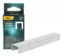 DELI συνδετήρες σχήματος Π DL238014-1 για καρφωτικό, 0.7x8x11.3mm, 1000τμχ