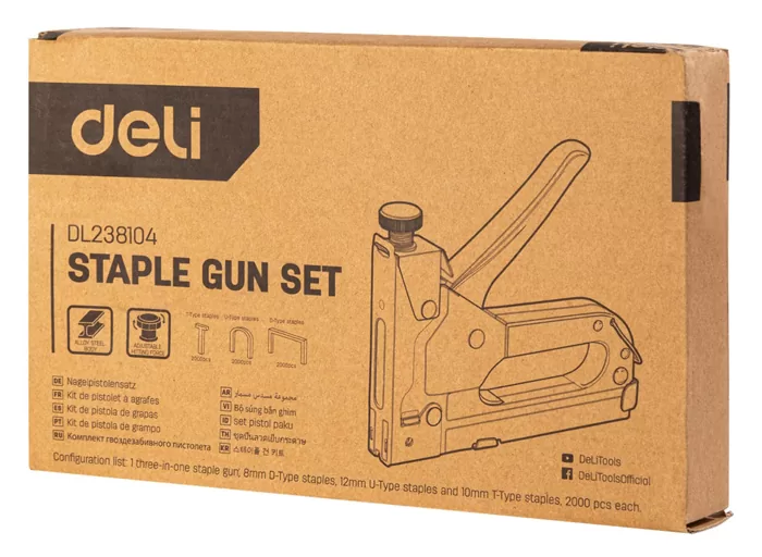 DELI καρφωτικό χειρός συνδετήρων DL238104 με 6000x συνδετήρες, 3 σε 1 7 DELI καρφωτικό χειρός συνδετήρων DL238104 με 6000x συνδετήρες, 3 σε 1 - Image 5