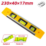 DELI αλφάδι DL290230 με 3 μάτια, πλαστικό, μαγνητικό, 23cm 3