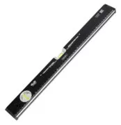 DELI αλφάδι DL290500B με 2 μάτια & χάρακα, 50cm 1
