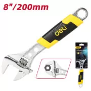 DELI γαλλικό κλειδί DL30108, αντιολισθητική λαβή, ρυθμιζόμενο 0-30mm, 200mm 7 DELI γαλλικό κλειδί DL30108, αντιολισθητική λαβή, ρυθμιζόμενο 0-30mm, 200mm 3