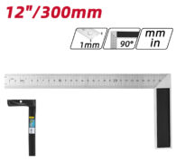 DELI μεταλλικός γωνιακός χάρακας DL302300, 300mm 4