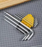 DELI σετ κλειδιά Allen DL3088 με μακρύ βραχίονα, 1.5-10mm, Cr-V, 9τμχ 6 DELI σετ κλειδιά Allen DL3088 με μακρύ βραχίονα, 1.5-10mm, Cr-V, 9τμχ 2