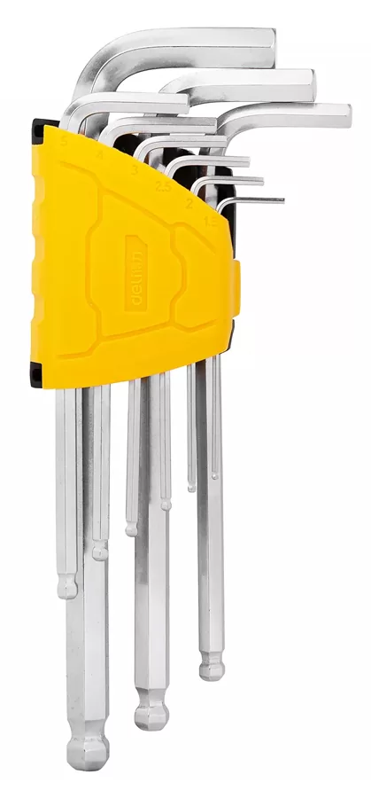 DELI σετ κλειδιά Allen DL3088 με μακρύ βραχίονα, 1.5-10mm, Cr-V, 9τμχ 3 DELI σετ κλειδιά Allen DL3088 με μακρύ βραχίονα, 1.5-10mm, Cr-V, 9τμχ