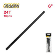 DELI σετ λάμες πριονιού σιδήρου/ξύλου DL353001, 150mm, 24 TPI, 10τμχ 3