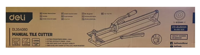 DELI κόφτης πλακιδίων DL354080, χειροκίνητος, max 800x14mm 5 DELI κόφτης πλακιδίων DL354080, χειροκίνητος, max 800x14mm - Image 3