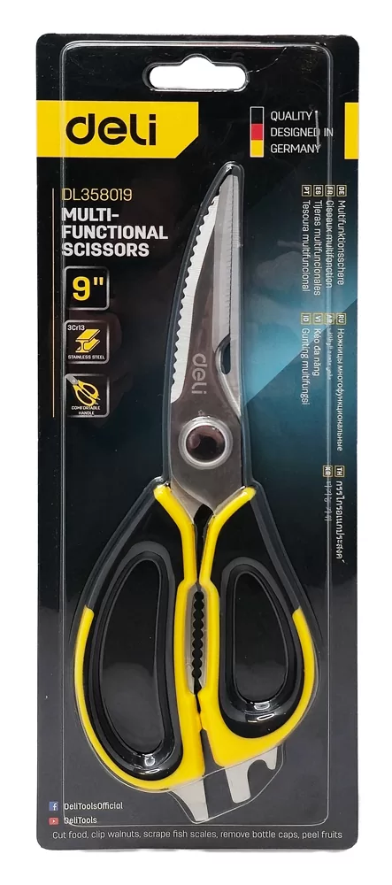 DELI ψαλίδι πολλαπλών χρήσεων DL358019, 225mm 8 DELI ψαλίδι πολλαπλών χρήσεων DL358019, 225mm - Image 6