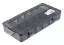 DELI ταμπακιέρα DL432304, 12 θέσεων, 26x13.5x4.4cm, πλαστική, μαύρη