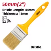 DELI πινέλο βαφής DL509135 με φυσικές τρίχες, πλαστική λαβή, 50mm 5 DELI πινέλο βαφής DL509135 με φυσικές τρίχες, πλαστική λαβή, 50mm 2