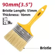 DELI πινέλο βαφής DL509138 με φυσικές τρίχες, πλαστική λαβή, 90mm 2