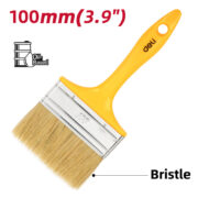 DELI πινέλο βαφής DL509139 με φυσικές τρίχες, πλαστική λαβή, 100mm 2