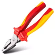 DELI πένσα ίσια ηλεκτρολόγου DL512007, μόνωση VDE 1000V, 18cm 1