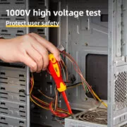 DELI κατσαβίδι ίσιο ηλεκτρολόγου DL5161501, μαγνητικό, 6.5x150mm, VDE 1000V 2