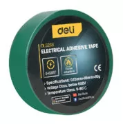 DELI μονωτική ταινία υψηλής αντοχής DL5266, 18mm x 9.15m, πράσινη 1