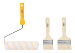 DELI σετ βαφής DL528003, ρολό με λαβή/2x πινέλα, 230mm, 50/100mm, 3τμχ