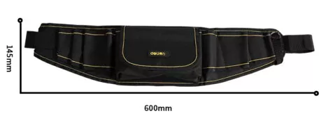 DELI εργαλειοθήκη μέσης DL5864, υφασμάτινη, 60x14.5x5cm, μαύρη 15 DELI εργαλειοθήκη μέσης DL5864, υφασμάτινη, 60x14.5x5cm, μαύρη 7