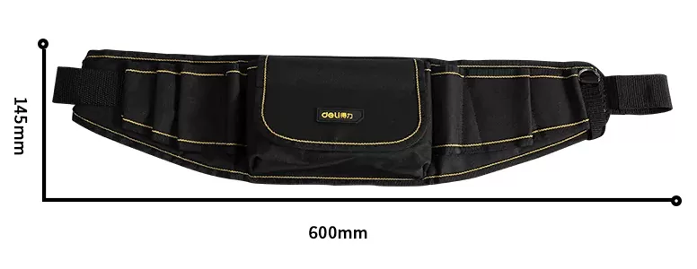 DELI εργαλειοθήκη μέσης DL5864, υφασμάτινη, 60x14.5x5cm, μαύρη 9 DELI εργαλειοθήκη μέσης DL5864, υφασμάτινη, 60x14.5x5cm, μαύρη - Image 7