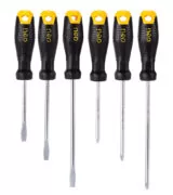 DELI σετ κατσαβίδια DL620006, 3x ίσια & 3x σταυρωτά, μαγνητικά, 6τμχ 1