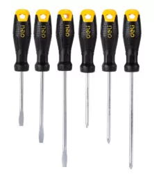 DELI σετ κατσαβίδια DL620006, 3x ίσια & 3x σταυρωτά, μαγνητικά, 6τμχ