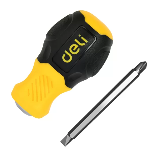 DELI κατσαβίδι DL632101 με διπλή κεφαλή, μαγνητικό, 6mm/PH2x38mm 3 DELI κατσαβίδι DL632101 με διπλή κεφαλή, μαγνητικό, 6mm/PH2x38mm
