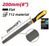 DELI λίμα πλατιά DL75108 με αντιολισθητική λαβή, μετάλλου, 200mm 5 DELI λίμα πλατιά DL75108 με αντιολισθητική λαβή, μετάλλου, 200mm 2