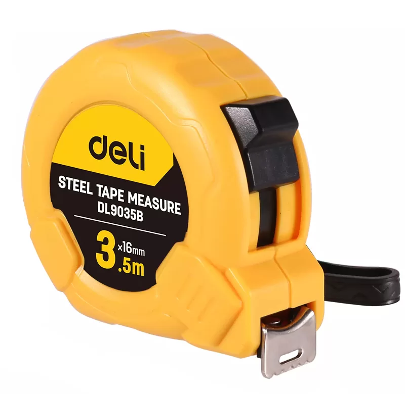 DELI μέτρο DL9035B, με κλείδωμα & clip ζώνης, 3.5m x 16mm 3 DELI μέτρο DL9035B, με κλείδωμα & clip ζώνης, 3.5m x 16mm