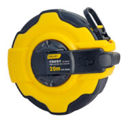 DELI μέτρο DL9920 με μηχανισμό αναδίπλωσης, fibreglass ταινία, 14.5mm x 20m 1