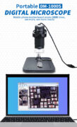 SUNSHINE ψηφιακό μικροσκόπιο DM-1000S, 50x-1000x, USB, LED 2