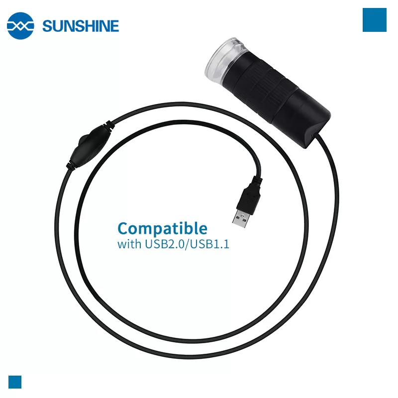 SUNSHINE ψηφιακό μικροσκόπιο DM-1000S, 50x-1000x, USB, LED 5 SUNSHINE ψηφιακό μικροσκόπιο DM-1000S, 50x-1000x, USB, LED - Image 3