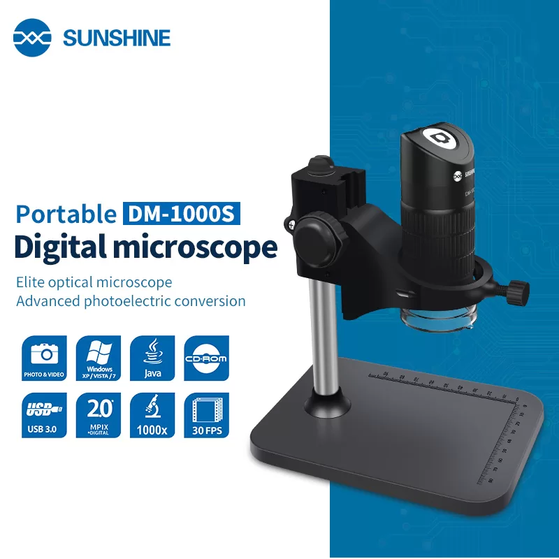 SUNSHINE ψηφιακό μικροσκόπιο DM-1000S, 50x-1000x, USB, LED 7 SUNSHINE ψηφιακό μικροσκόπιο DM-1000S, 50x-1000x, USB, LED - Image 5
