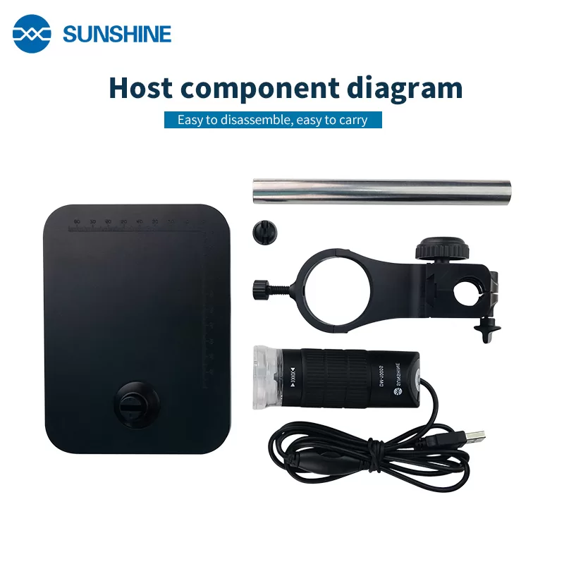 SUNSHINE ψηφιακό μικροσκόπιο DM-1000S, 50x-1000x, USB, LED 11 SUNSHINE ψηφιακό μικροσκόπιο DM-1000S, 50x-1000x, USB, LED - Image 9