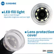 SUNSHINE ψηφιακό μικροσκόπιο DM-1000S, 50x-1000x, USB, LED 24 SUNSHINE ψηφιακό μικροσκόπιο DM-1000S, 50x-1000x, USB, LED 11