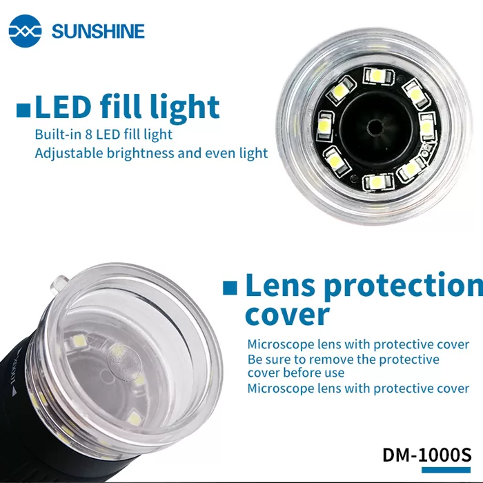 SUNSHINE ψηφιακό μικροσκόπιο DM-1000S, 50x-1000x, USB, LED 13 SUNSHINE ψηφιακό μικροσκόπιο DM-1000S, 50x-1000x, USB, LED - Image 11