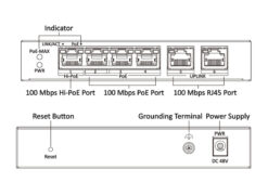 HIKVISION Managed switch DS-3E1106HP-EI, 4x PoE & 2x RJ45 ports, 100Mbps 7 HIKVISION Managed switch DS-3E1106HP-EI, 4x PoE & 2x RJ45 ports, 100Mbps 2