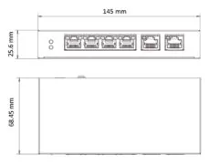 HIKVISION Managed switch DS-3E1106HP-EI, 4x PoE & 2x RJ45 ports, 100Mbps 8 HIKVISION Managed switch DS-3E1106HP-EI, 4x PoE & 2x RJ45 ports, 100Mbps 3