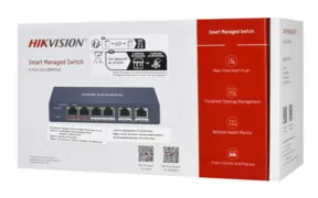 HIKVISION Managed switch DS-3E1106HP-EI, 4x PoE & 2x RJ45 ports, 100Mbps 9 HIKVISION Managed switch DS-3E1106HP-EI, 4x PoE & 2x RJ45 ports, 100Mbps 4