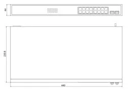 HIKVISION Managed switch DS-3E1518P-SI, 16x PoE & 2x SFP ports, 1000Mbps 8 HIKVISION Managed switch DS-3E1518P-SI, 16x PoE & 2x SFP ports, 1000Mbps 3