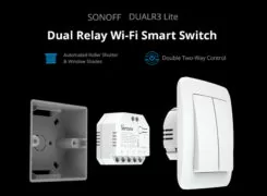 SONOFF smart διακόπτης DUALR3 Lite, 2-Gang, Wi-Fi, 15A, λευκός 2